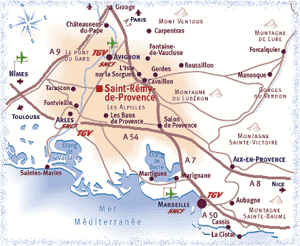 map of region