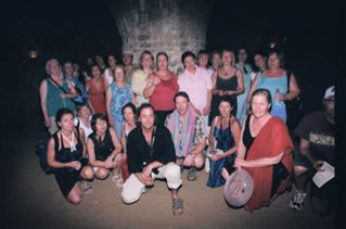 tour group in Southern France